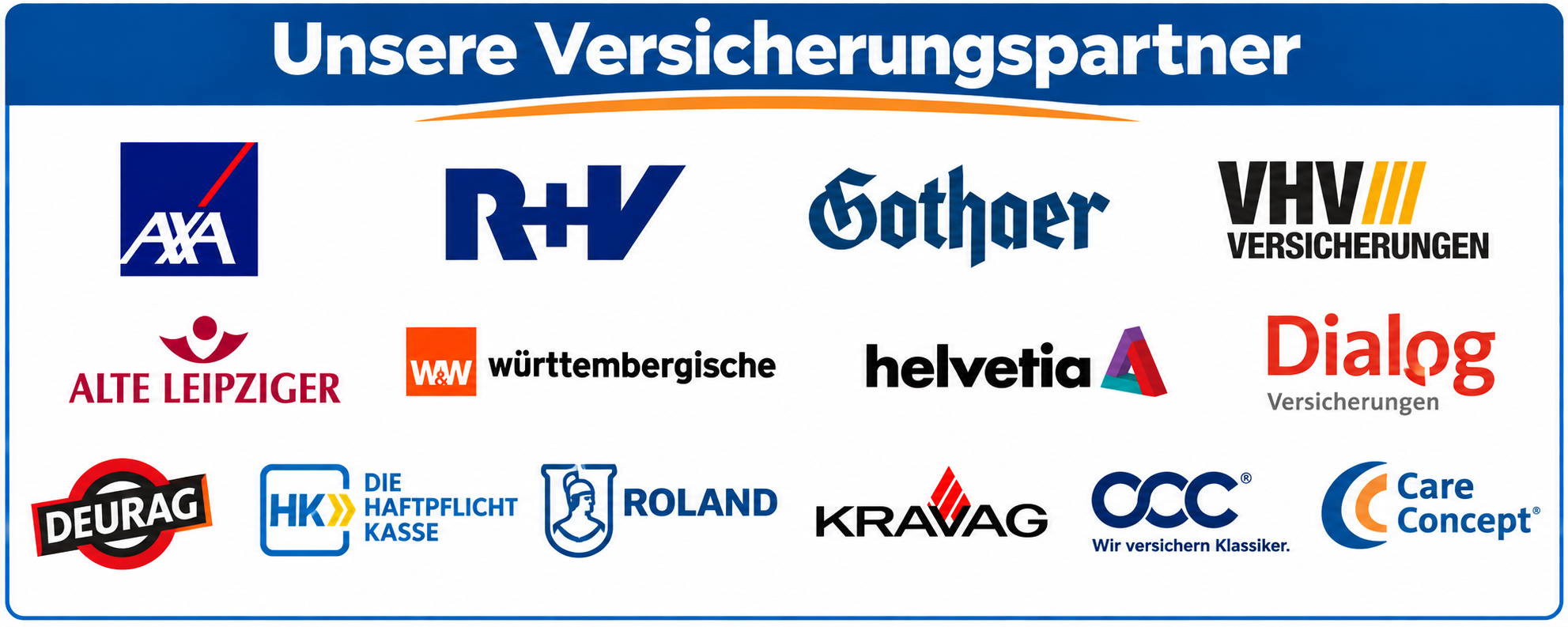 Logos unserer Versicherungspartner